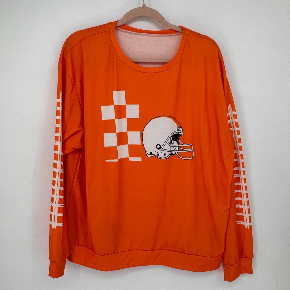 Unbranded Tennessee Volunteers Football Graphic Top Mens XXL Orange Good Tee